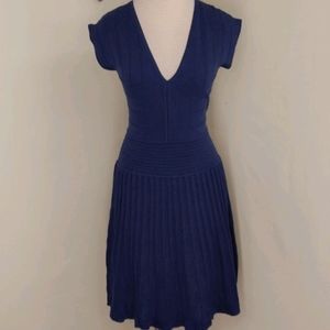 NWT Max Studio Blue Stretch Knit Dress